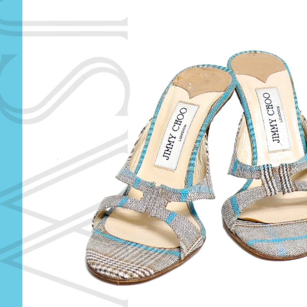 Genuine Jimmy Choo London Casual Plaid sandals